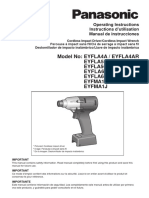 Panasonic Eyfla4a Owners Manual 729216