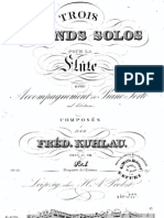 Op. 57 nº2-3   Trois grands Solos pour la Flute avec accompagnement de Piano-Forte ad libitum. (No. 2-3)