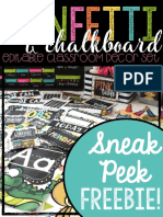 Chalkboard: Editable Classroom Decor Set