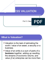 11 - Business Valuation: Prof. S. Satya Moorthi