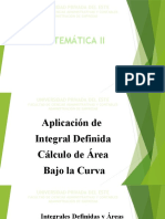 Aplicación de Integral Definida - Cálculo de Área Bajo La Curva