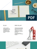Different Types of Plan