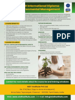 Nebosh International Diploma in Environmental Management Brochure
