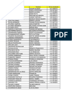 Student list with names and IDs