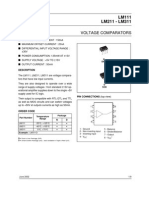 LM311 IC Data Sheet