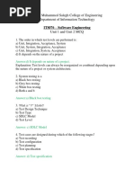 IT8076 Software Testing Unit1&2 - MCQ