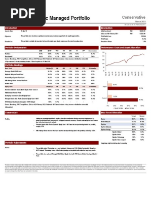 2103 Conservative  PDF  Stock Fund  Investing