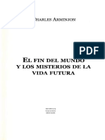 El Fin Del Mundo y Los Misterios de La Vida Futura, Charles Arminjon