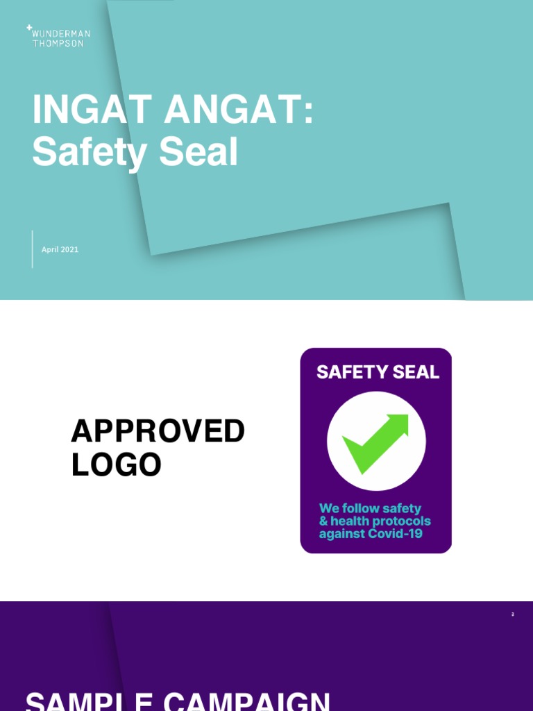 Safety Seal Campaign Guide for Stakeholders | PDF | Retail | Business