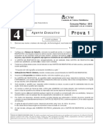 Prova 1 - Agente Executivo