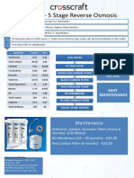 Hidrotek - 5 Stage Reverse Osmosis: Daily Runing Cost of Only 0.10c