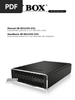 Manual IB-RD2253-U31 Handbuch IB-RD2253-U31: External RAID System For 2x 2.5" SATA SSD or HDD