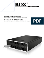 Manual IB-RD2253-U31 Handbuch IB-RD2253-U31: External RAID System For 2x 2.5" SATA SSD or HDD