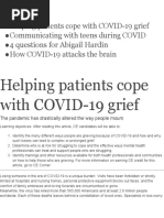 Psychology of Covid