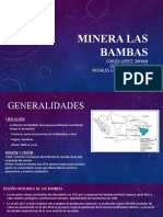 Minera Las Bambas: Generalidades y procesos de molienda y concentración