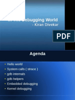 In The Debugging World: - Kiran Divekar