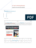 10 Time Management Tips For Working Remotely: Work-From-Home Approaches To Test Out and Customize
