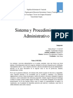 Sistema y Procedimiento Administrativo