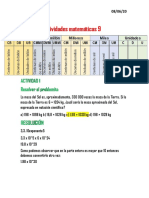 Actividades Matemáticas 9