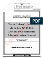 TUO de La Ley 27444 LP