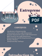 Entreprene Urship: Welcome