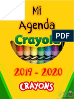 Agenda de Crayola Editable