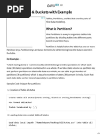 Hive Partitions and Buckets Exercises
