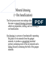 (8) Ore Processing (Beneficiation)