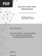 Daa Self Study Topic Presentation: Scheduling Identical Processors