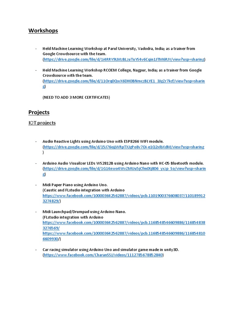 Machine Learning Workshops and Projects | PDF | Unity (Game Engine ...
