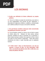 Los Biomas Taller 3
