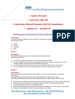 MB2-700 Exam Dumps With PDF and VCE Download (21-40)