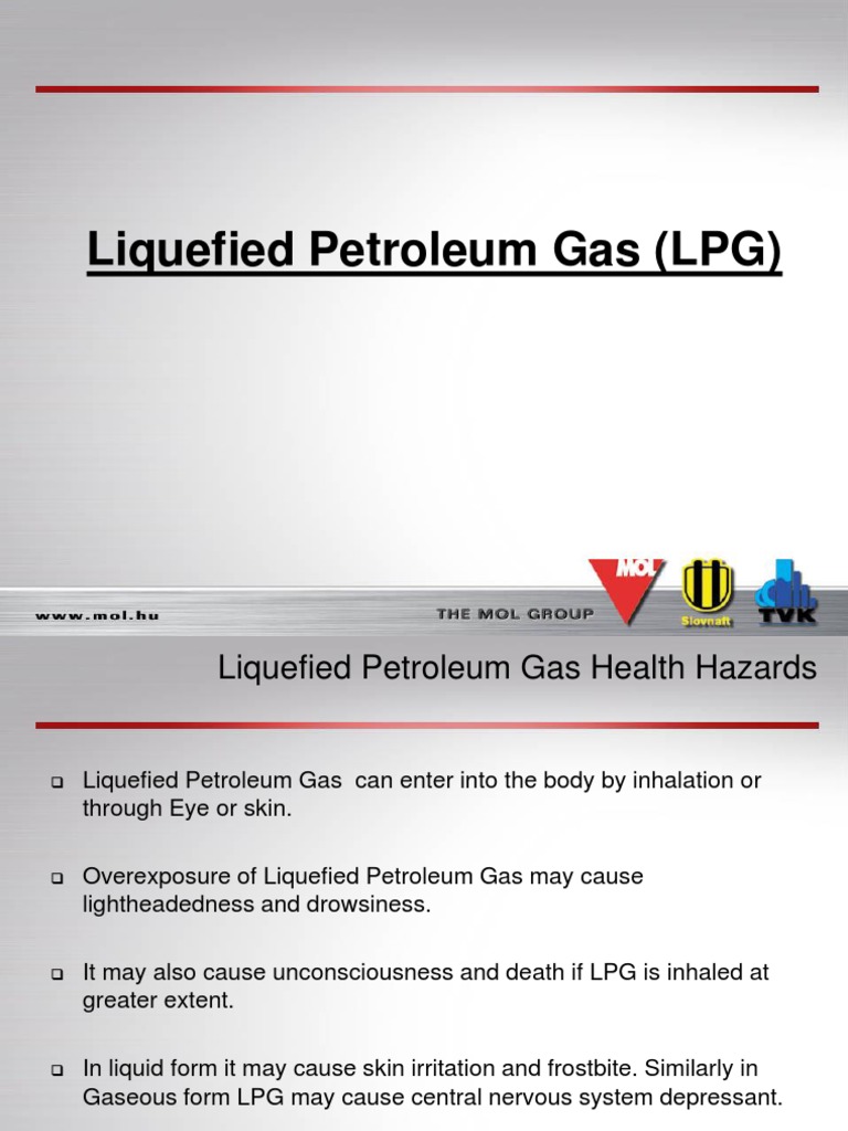Liquefied Petroleum Gas LPG PDF Liquefied Petroleum Gas Chemical Engineering