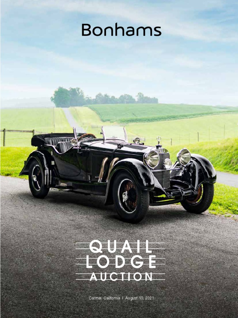 Carmel California I August 13 2021 Pdf Auction Motor Vehicle