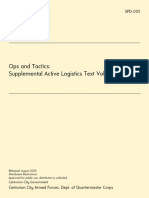 Ops and Tactics Supplemental Active Logisitics Text Vol. 5 6th Edition