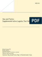 Ops and Tactics Supplemental Active Logisitics Text Vol. 3 6th Edition