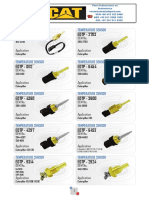 Caterpillar Temperature Sensor Catalog