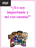 3.PLANIFICACIÓN - YO SOY IMPORTANTE Y MI VOZ CUENTA - Del 19 Al 23 de Abril