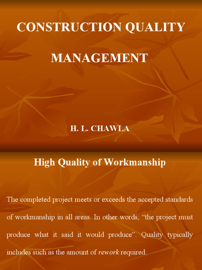 Quality In Construction Projects Pdf Deep Foundation Quality