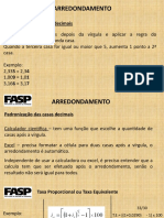 MF - Regras de Arredondamento e Exercícios