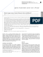 Management and Prognosis of Pancreatic Cancer Over A 30-Year Period