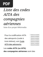 Codes IATA des aéroports et villes | PDF