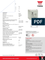 Yuasa NPH5-12 - Hoja de Datos