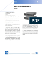 QD104 Series Digital Quad Video Processor: Product Specification