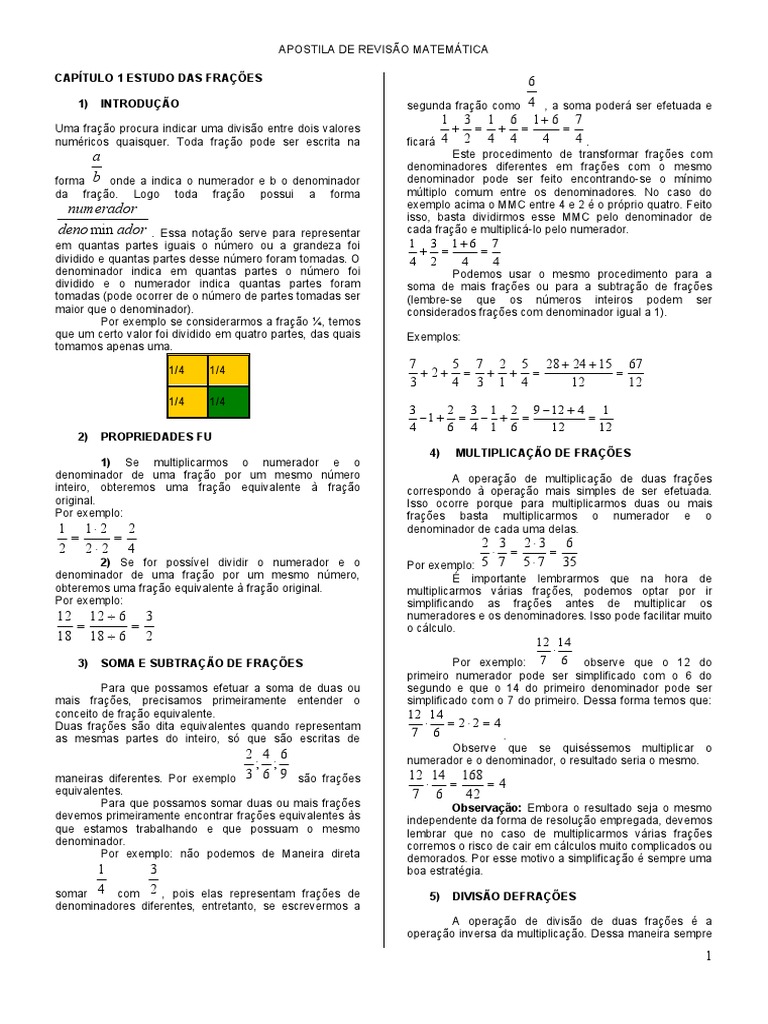 FRAÇÃO  ADIÇÃO e SUBTRAÇÃO de FRAÇÕES Método convencional e o