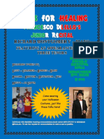 Junior Recital Poster