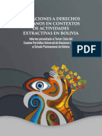 Derechos humanos y extractivismo en Bolivia