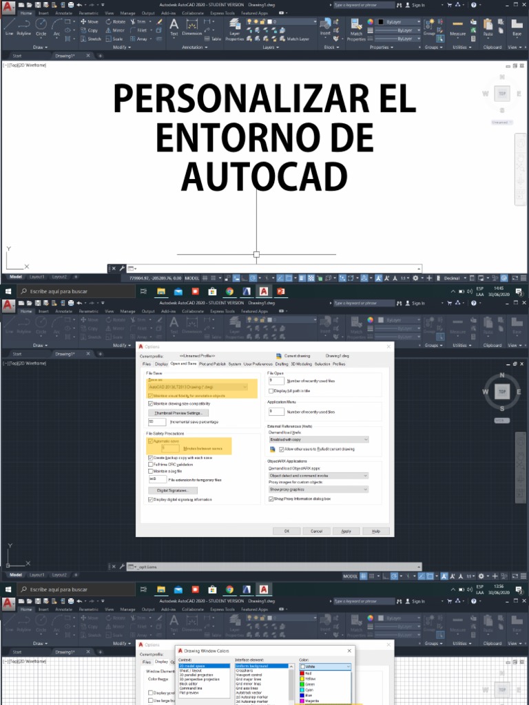 Comment Personnaliser Un Environnement Autocad – IRFE