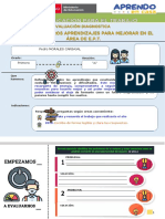 EVALUACION DE DIAGNOSTICO2021 - CICLOVI - E.PT - Juan