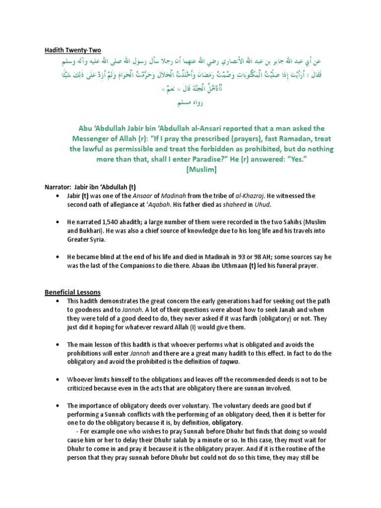 Hadith Insights for Devout Muslims | PDF | Hadith | God In Islam